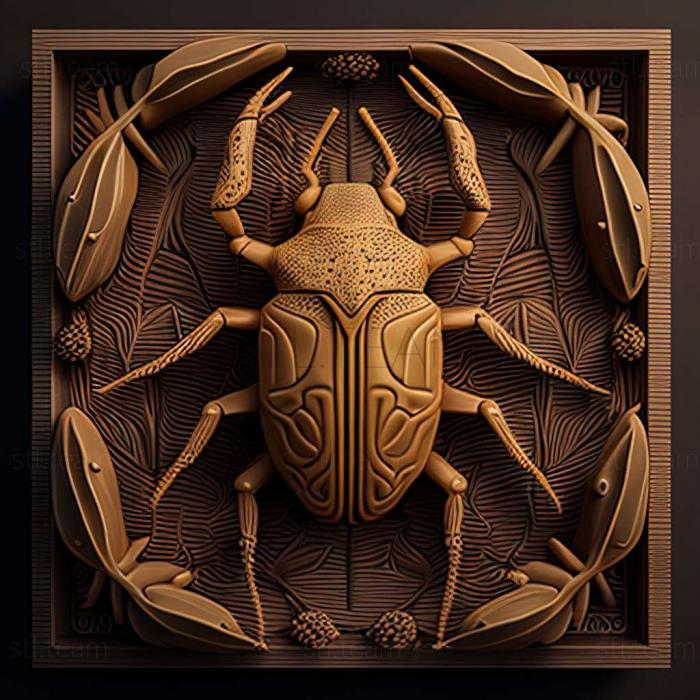 3D модель Ixodes vestitus (STL)